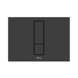 Cut out image of the Roca Duplo S PS4 Matt Black Dual Flush Plate